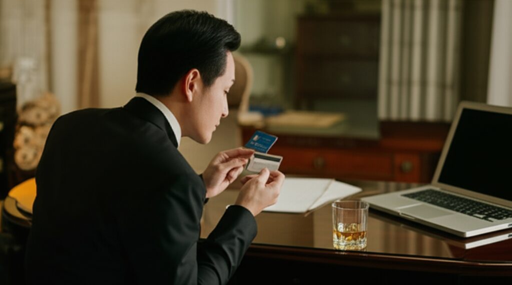 メインキーワード：ラグジュアリーカードチタンからブラック見出し用キーワードリスト: チタニウム 年会費の挿絵1