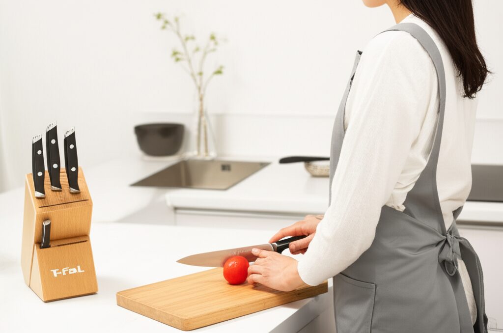 メインキーワード：ティファール包丁チタン口コミ見出し用キーワードリスト: 研ぎ方 3点セット 食洗機の挿絵2