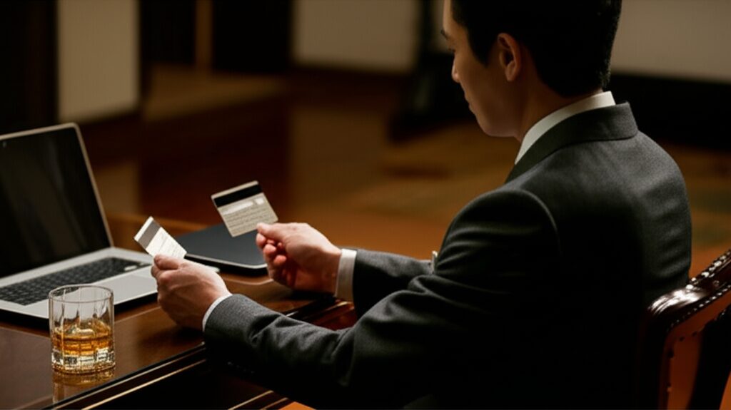 メインキーワード:ラグジュアリーカードチタンからブラック見出し用キーワードリスト: チタニウム 年会費の挿絵2