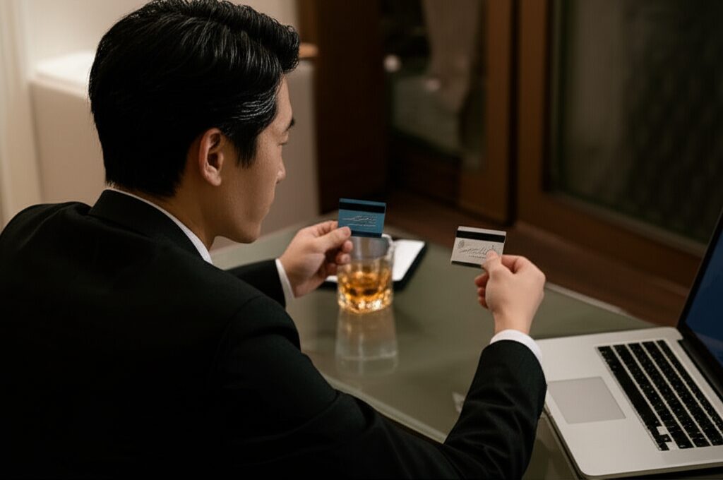 メインキーワード:ラグジュアリーカードチタンからブラック見出し用キーワードリスト: チタニウム 年会費の挿絵3