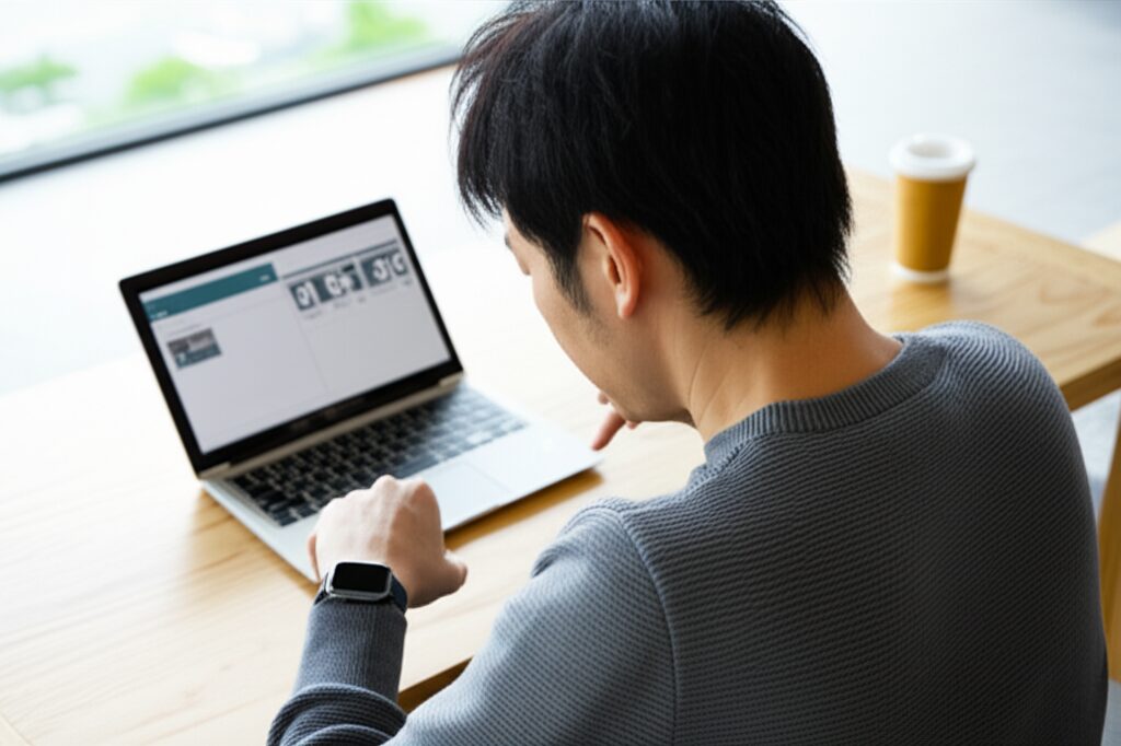 メインキーワード：applewatch6チタン見出し用キーワードリスト: 7 アップルウォッチ5チタンの挿絵4