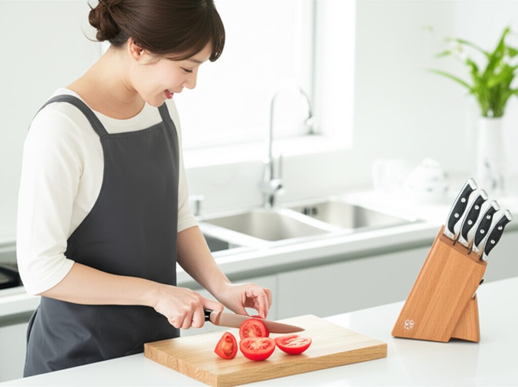 メインキーワード：ティファール包丁チタン口コミ見出し用キーワードリスト: 研ぎ方 3点セット 食洗機の挿絵6